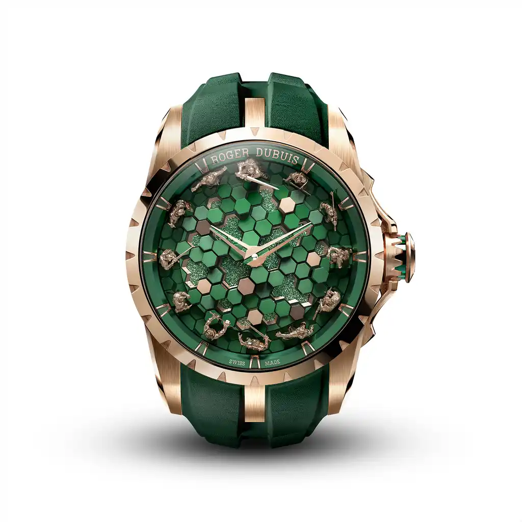 Front view of the Roger Dubuis Excalibur The Metamorph Merlin