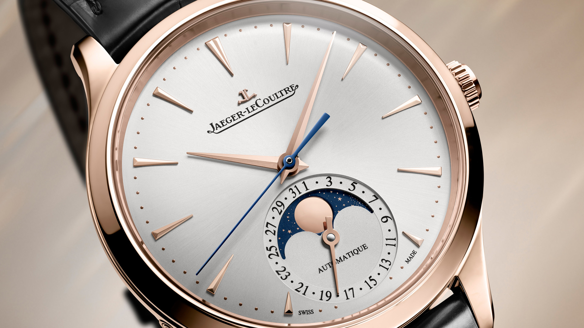 Jaeger-LeCoultre Master Ultra Thin Moon in Rose Gold