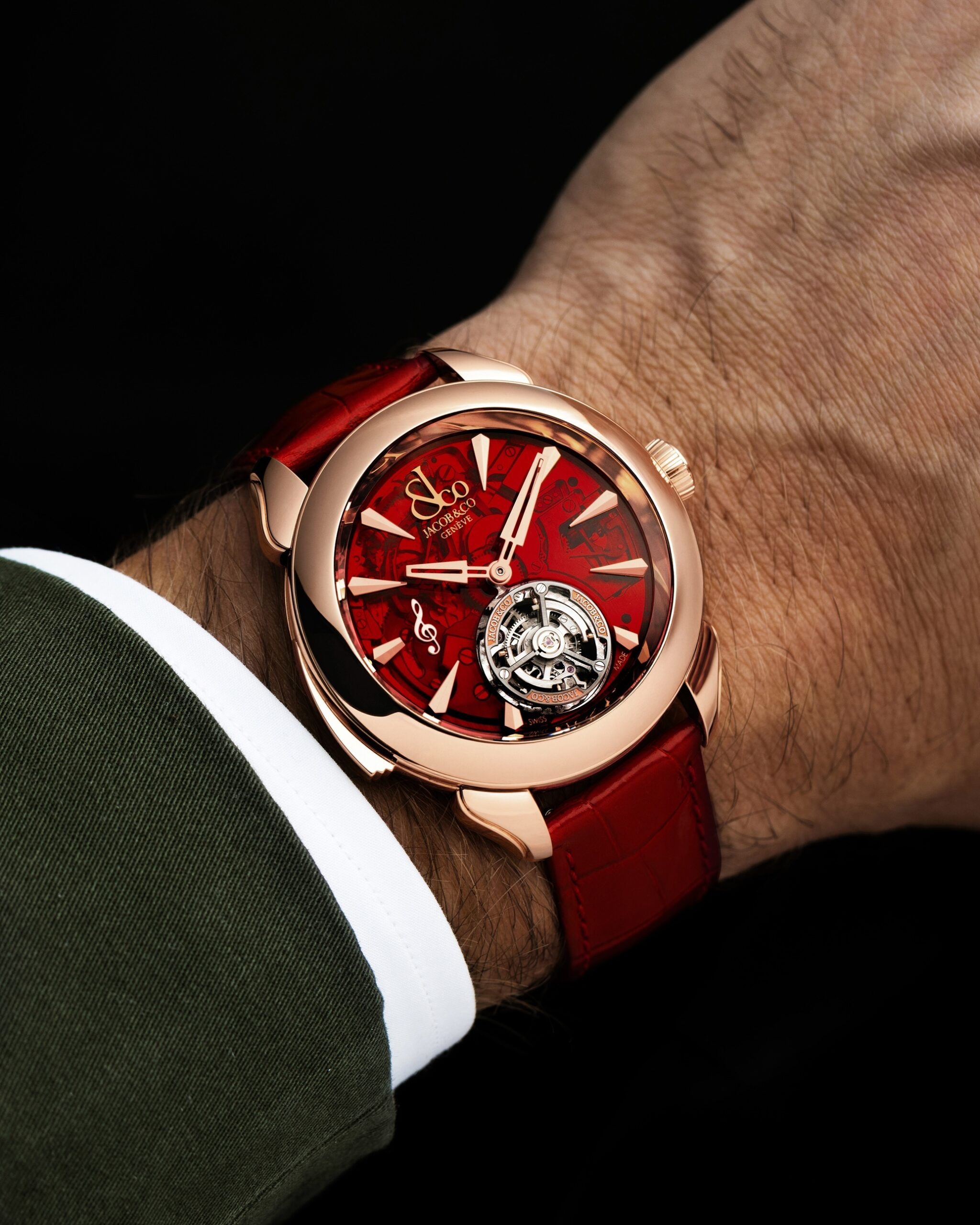 Detailansicht der Jacob & Co. Palatial Flying Tourbillon Minute Repeater