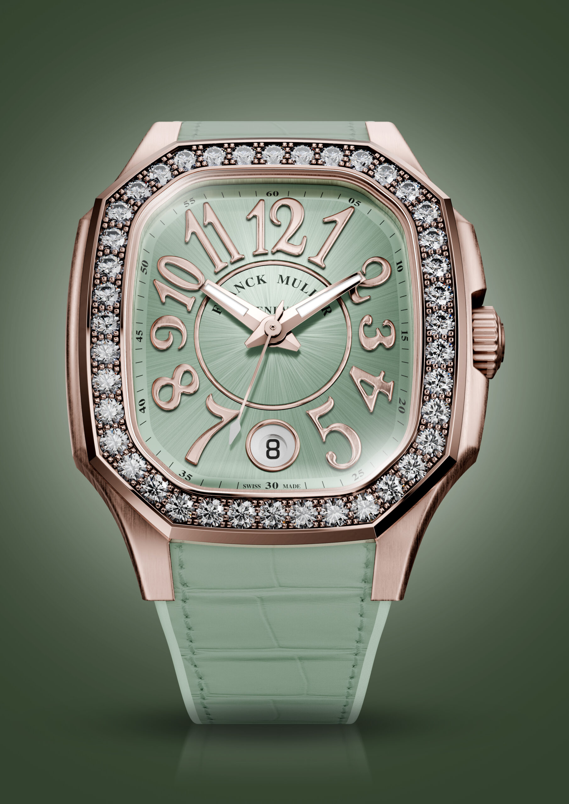 Franck Muller Imperium 37 mm mit Schmuckbesatz