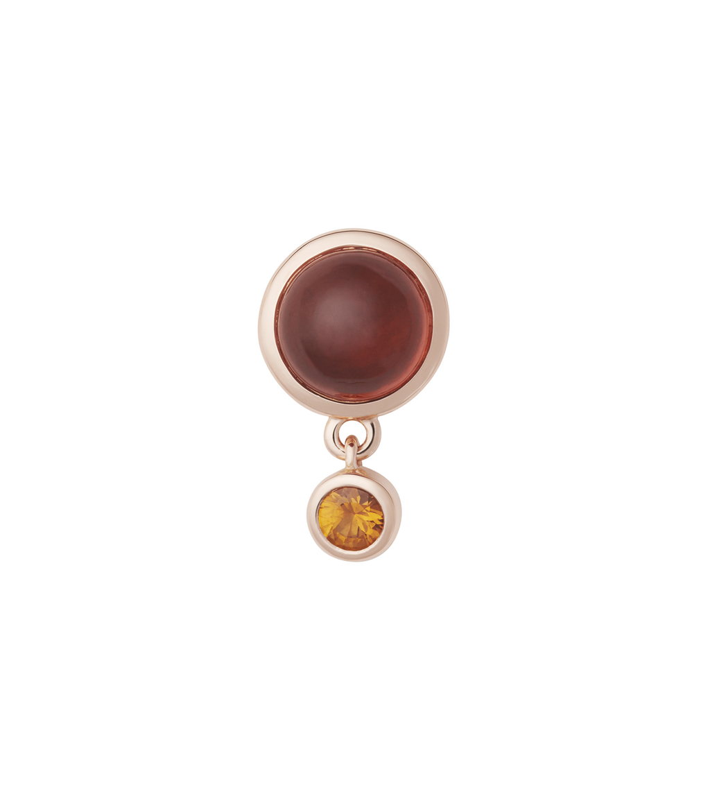 Bron Sushi Pin mit Cabochon und beweglichem Farbstein