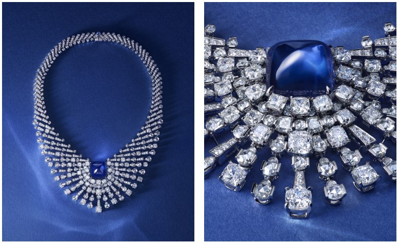 Cartier Stellara – Necklace and Sapphire Detail