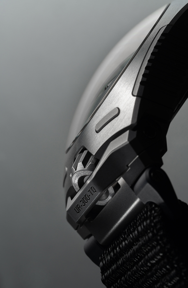 Detail der Anzeige der URWERK UR-300 Time Quantum