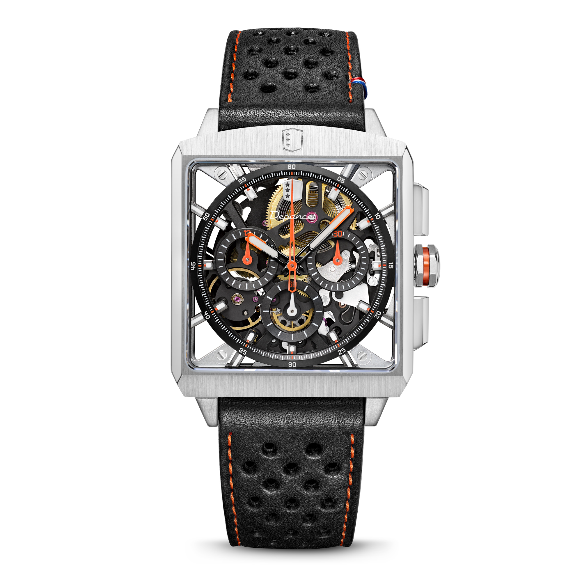 Depancel Série-R Skeleton Chronograph, Front View