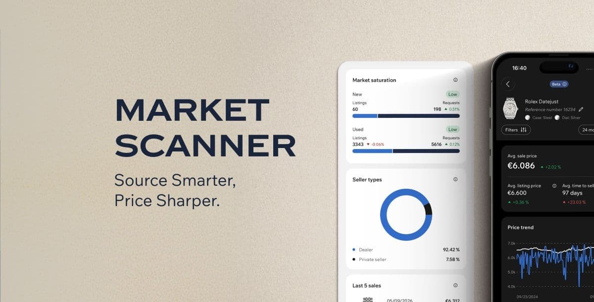 Chrono24 Market Scanner für professionelle Händler