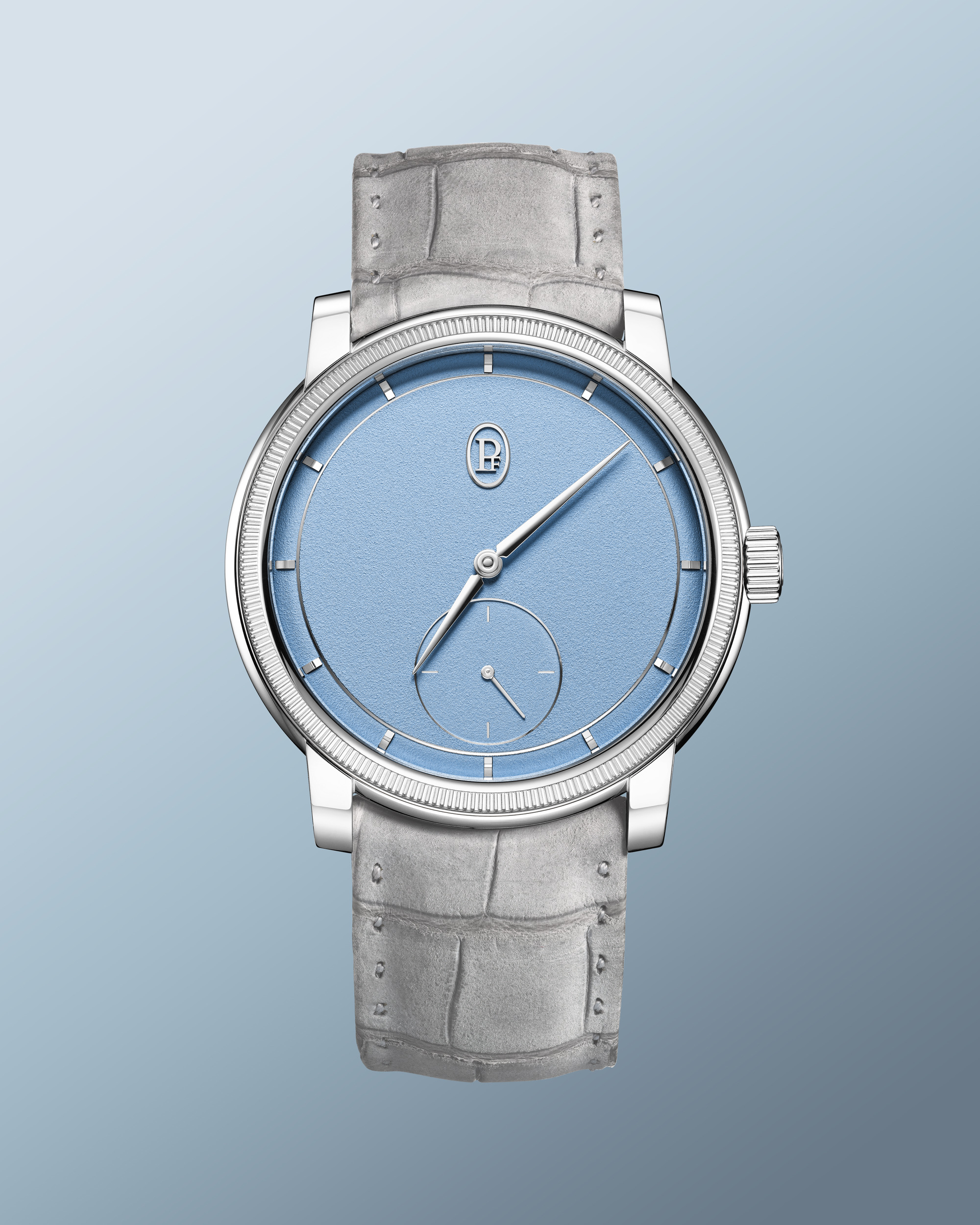 Parmigiani Fleurier Toric Petite Seconde Platinum Morning Blue